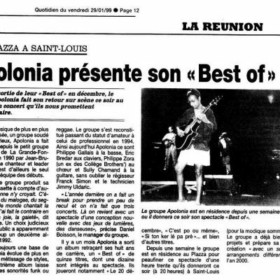 Le Quotidien - 29 janvier 1999